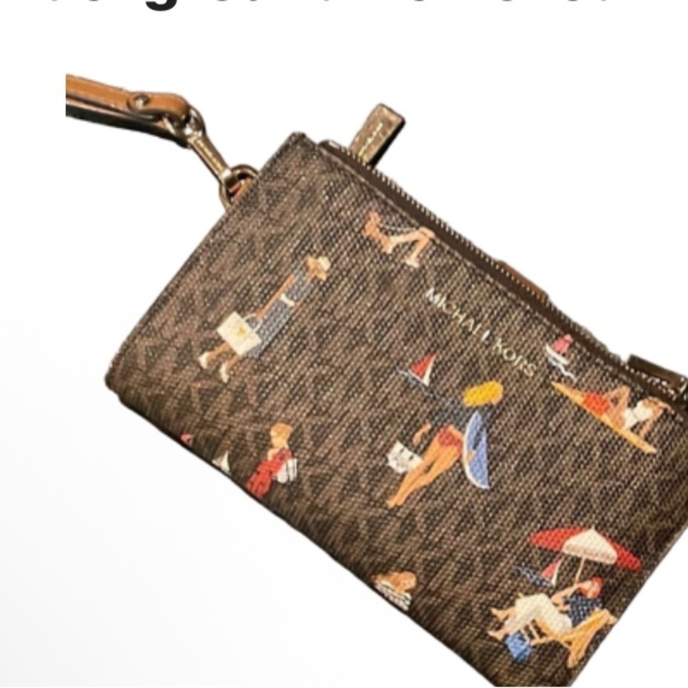 Michael kors limited edition jet set wristlet wallet